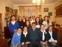 ჩვენი მოსწავლეების შეხვედრა თანამედროვე ქართველ პოეტ ტარიელ ხარხელაურთან